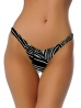 zebra csíkos monokini tanga