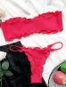 piros tanga bandázs bikini
