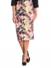 virágos mintás midi szoknya