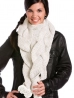 kötött fonott sál