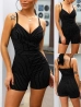 csíkos overálruha