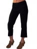 háromnegyedes elegáns fekete nadrág