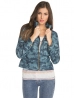 terepmintás női farmer dzseki