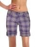 kockás rövidnadrág