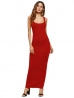 piros női maxi ruha