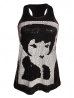 flitteres x-hátú buli top
