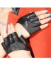 női fél ujjas autós kesztyű