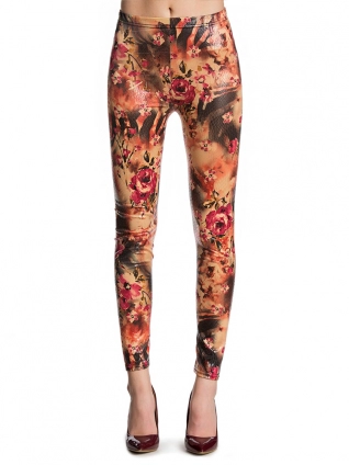 virágmintás leggings