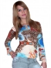 mintás női felső